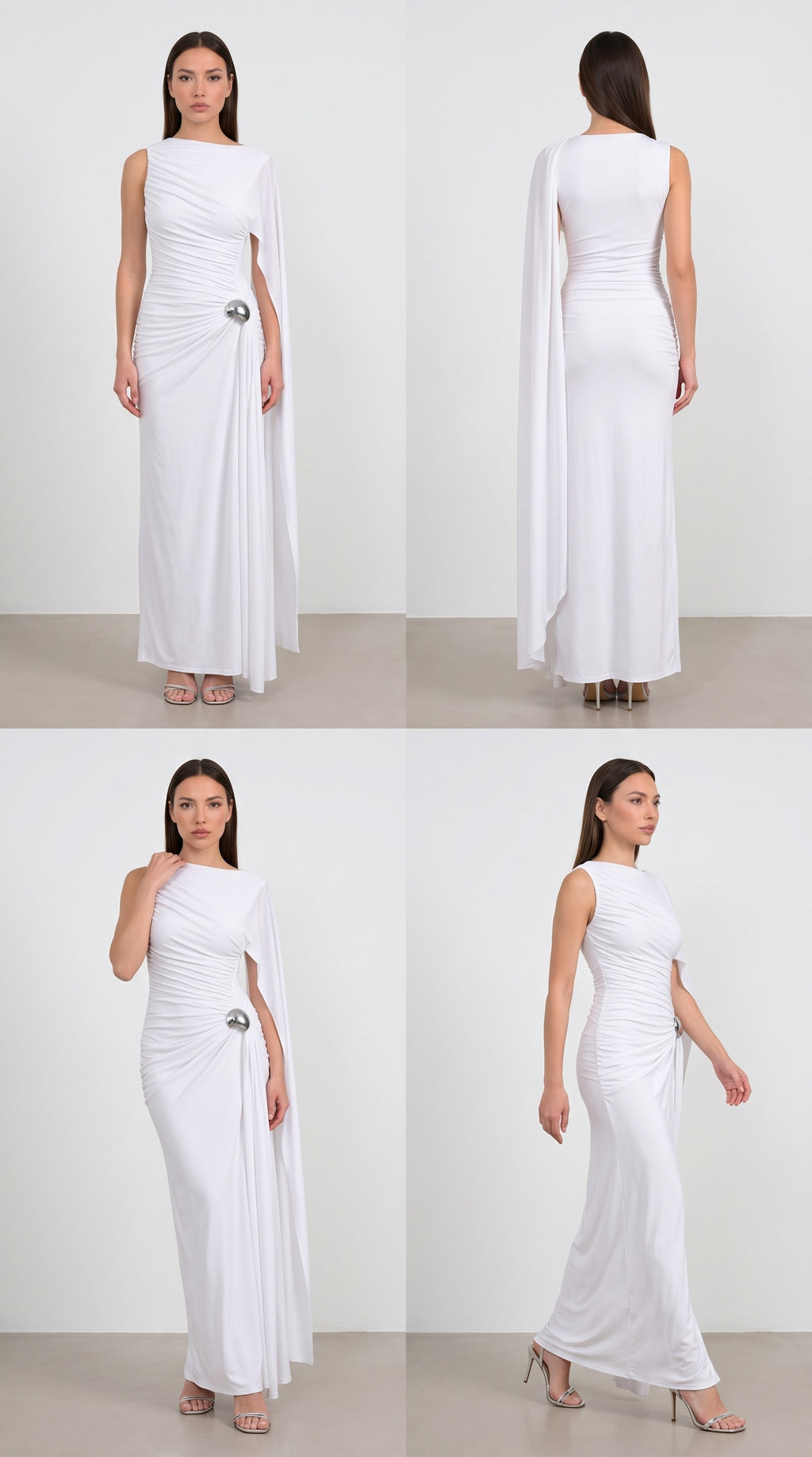 Sadeem Royal Cape Maxi - Modern Khaleeji Elegance