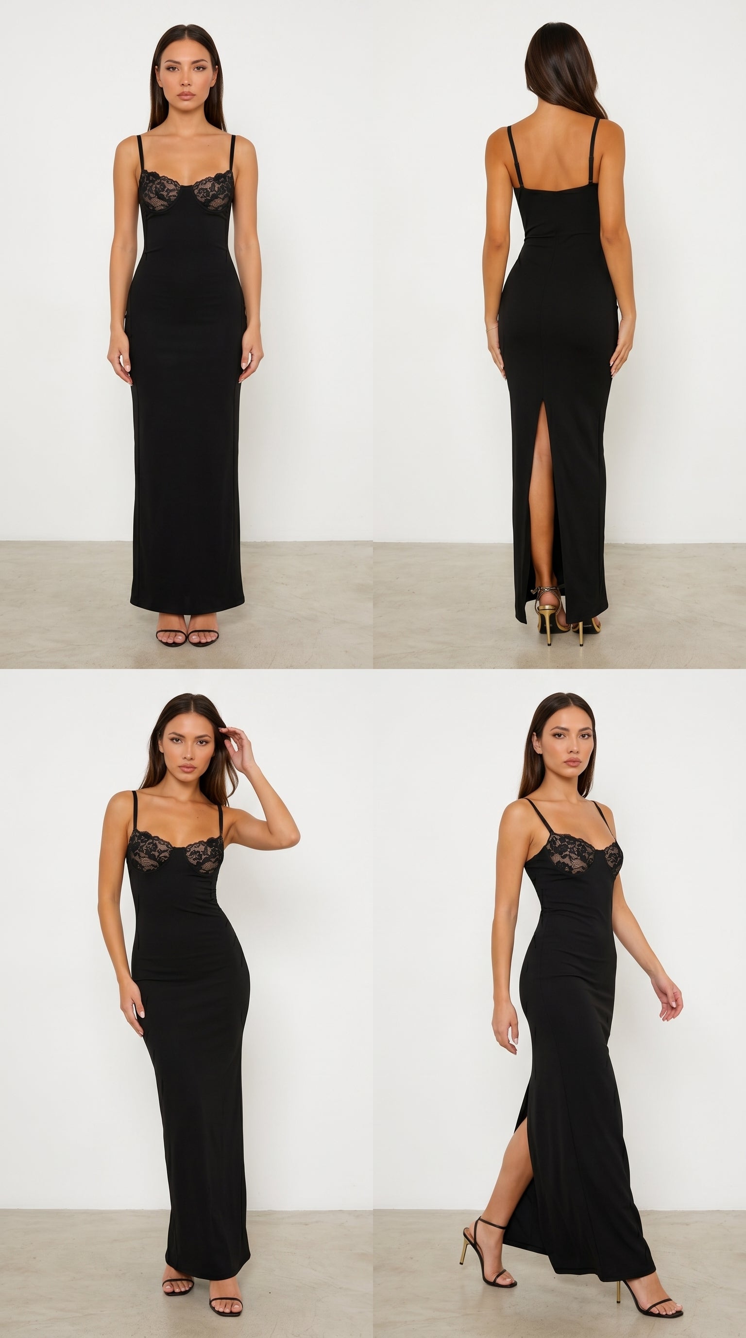 Luxe Lace Pencil Maxi