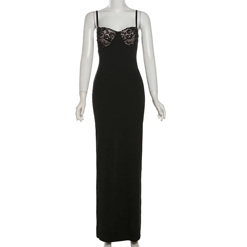Luxe Lace Pencil Maxi