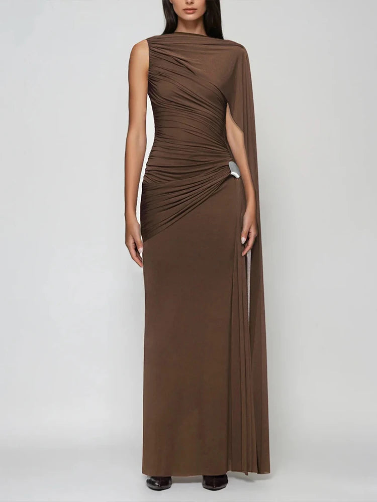 Sadeem Royal Cape Maxi - Modern Khaleeji Elegance