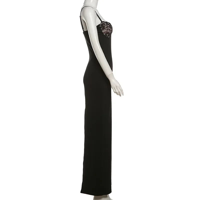 Luxe Lace Pencil Maxi